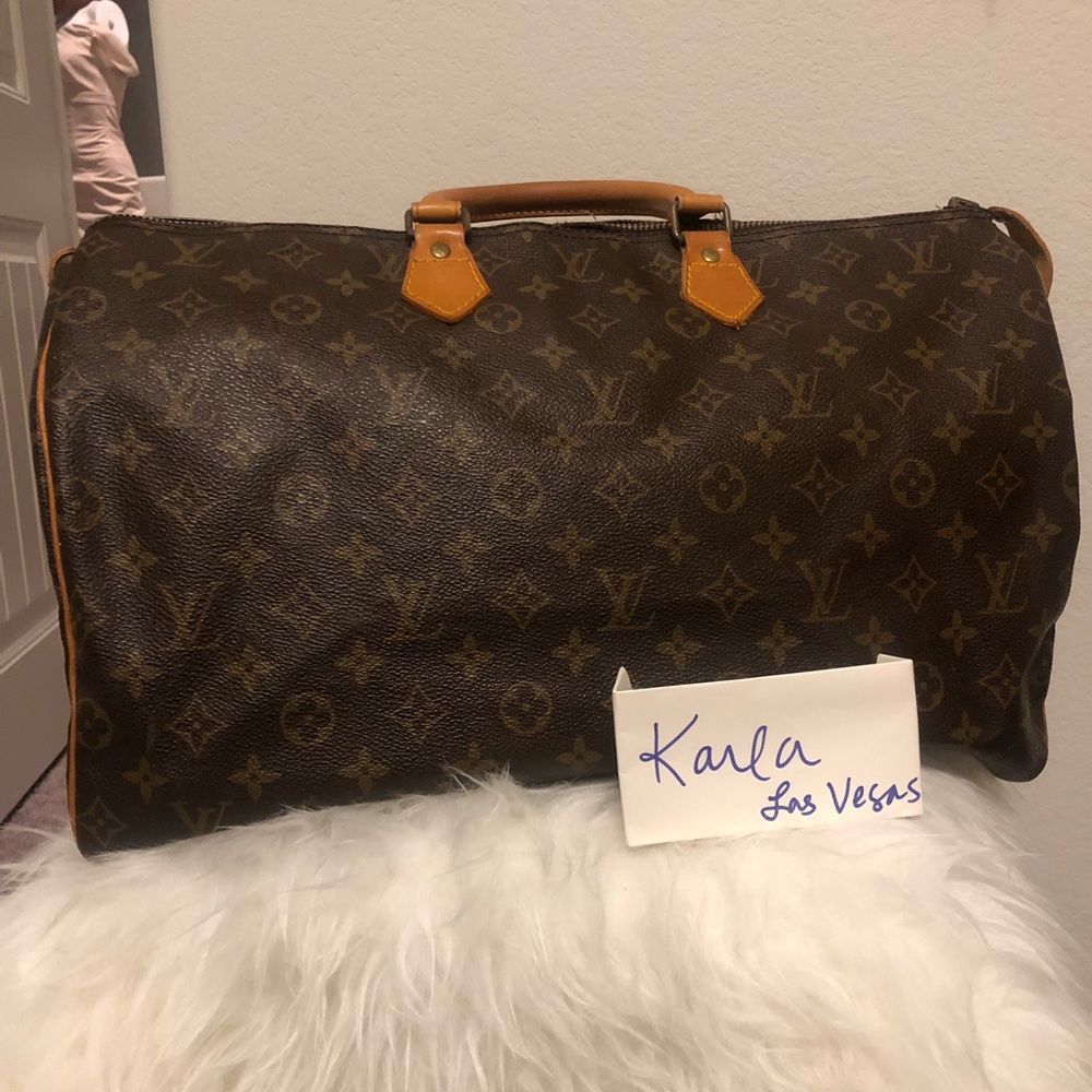 Vintage speedy 40 project bag